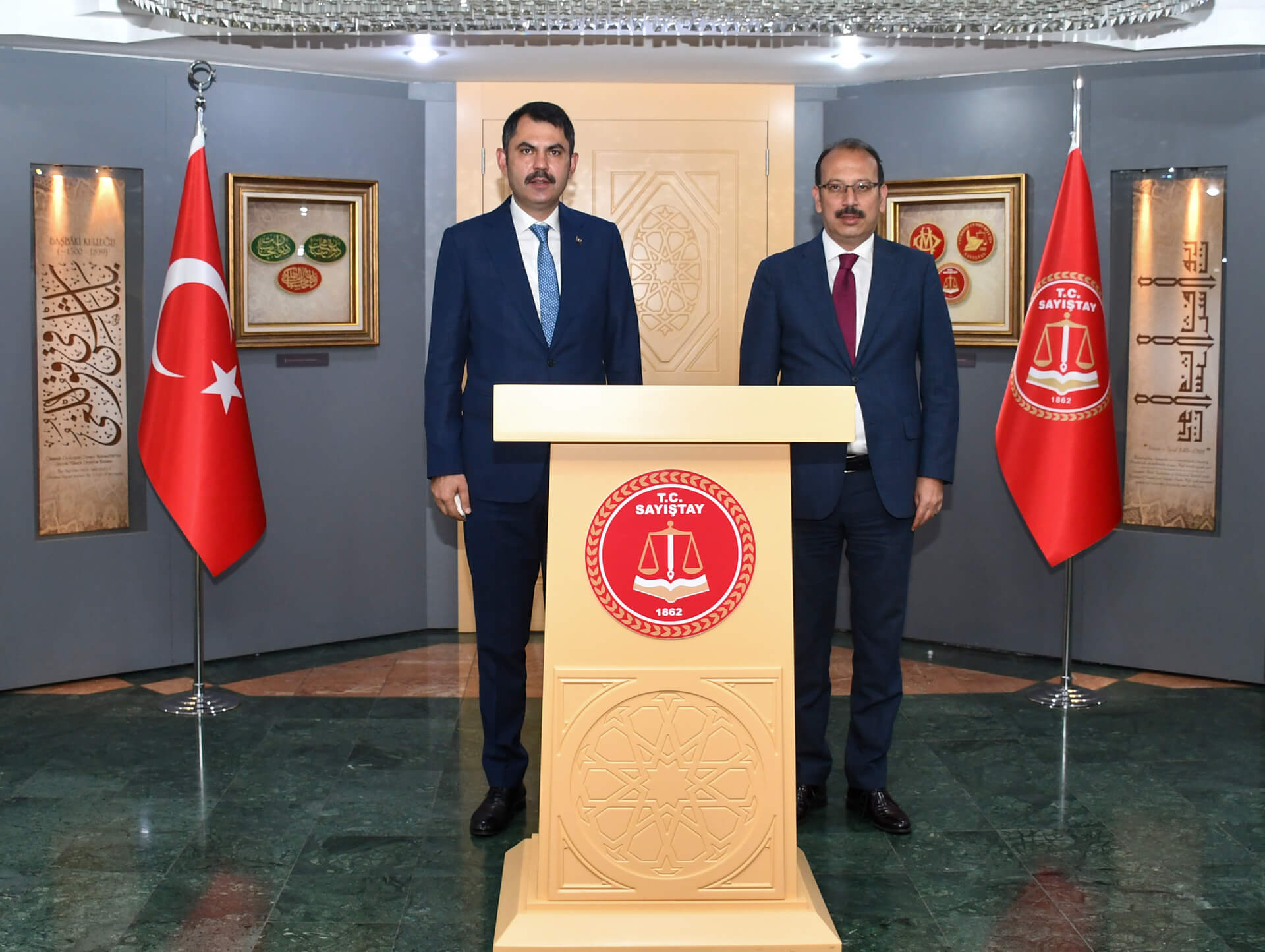 Sayıştay Başkanı Metin YENER’i, Çevre ve Şehircilik Bakanı Murat KURUM Ziyaret Etti