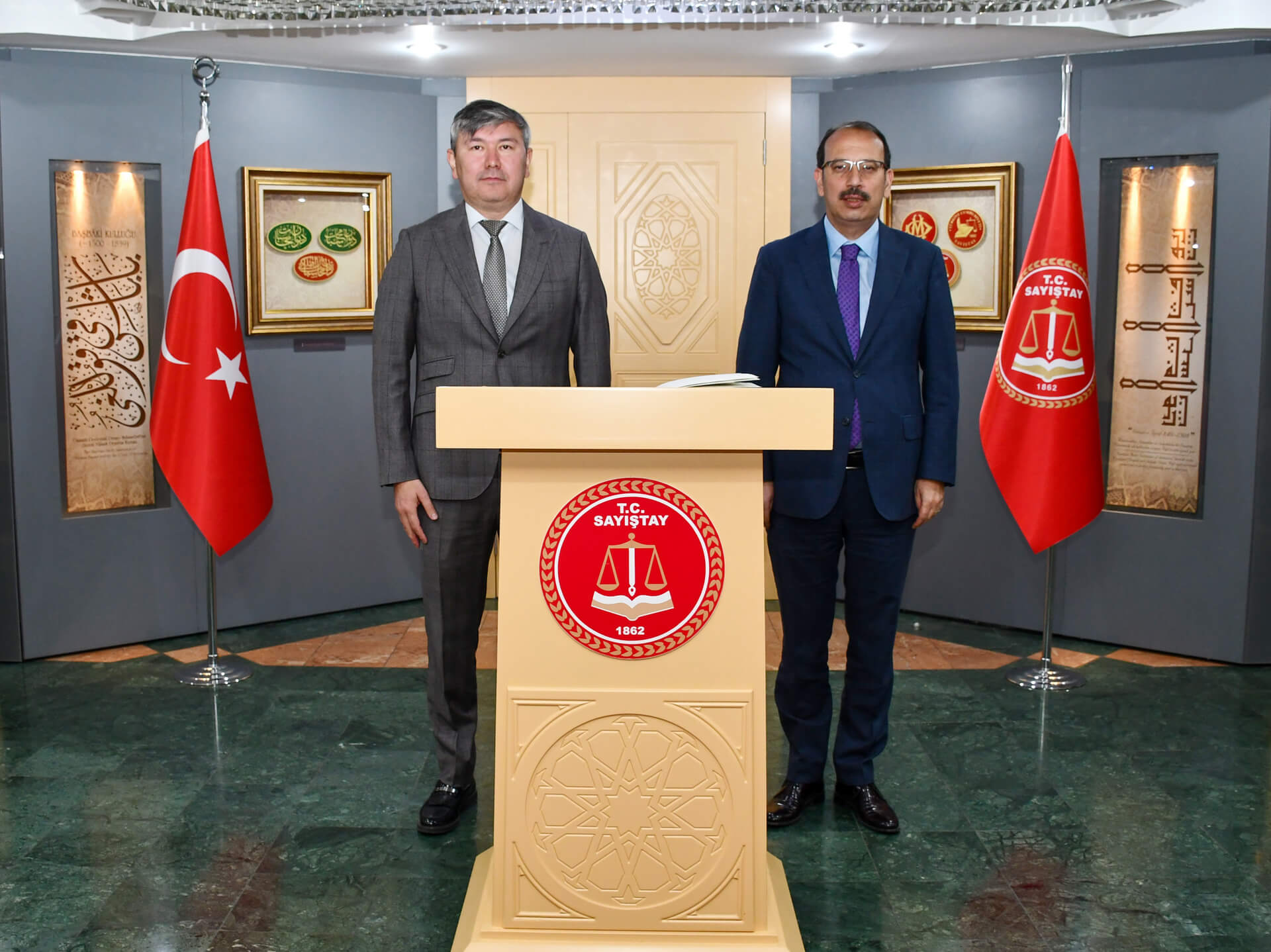 Kazakistan Cumhuriyeti Ankara Büyükelçisi Abzal SAPARBEKULY, Sayıştay Başkanı Metin YENER’i  Ziyaret Etti